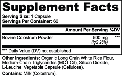 Pure Colostrum (capsules)