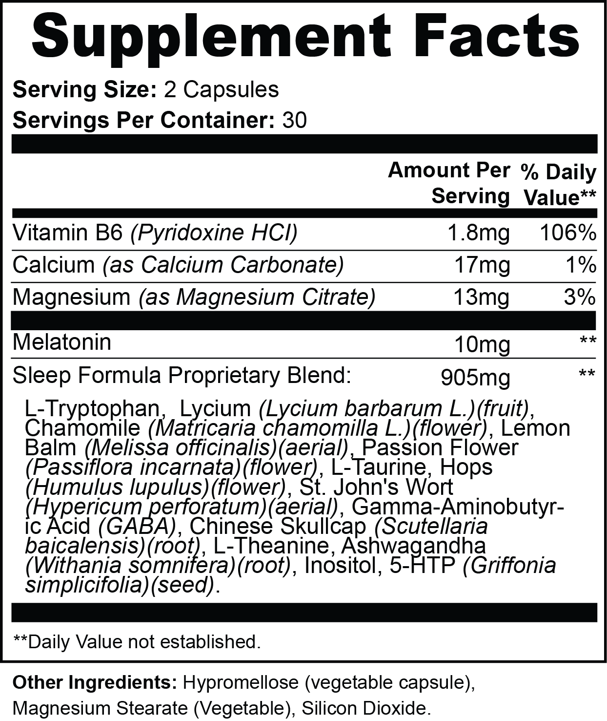Deep Sleep Formula